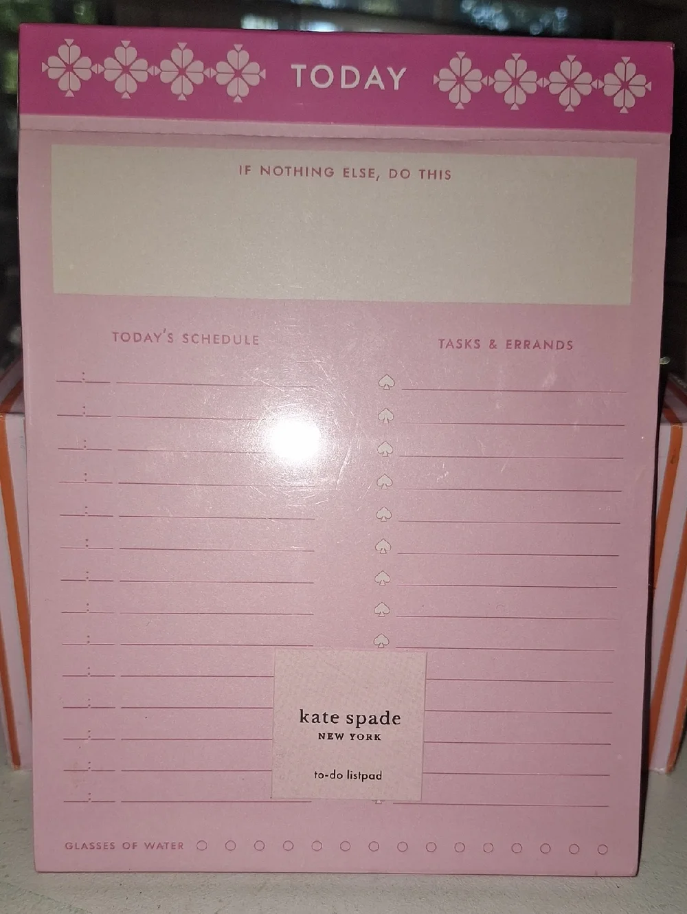 Kate Spade Pink Today To-Do List Pad *NEW - Picture 1 of 6